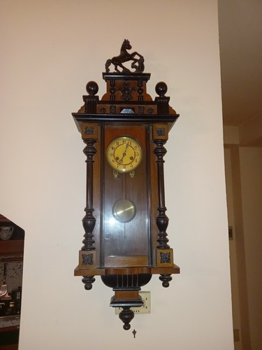 Antico orologio pendolo con - antico,