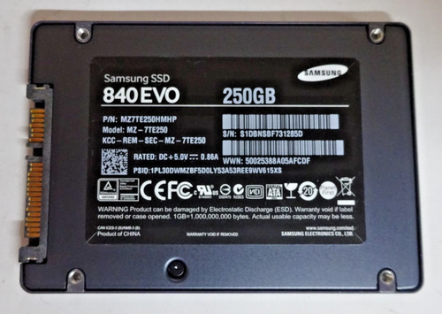 Samsung 250 7te250 ssd - 250, gb