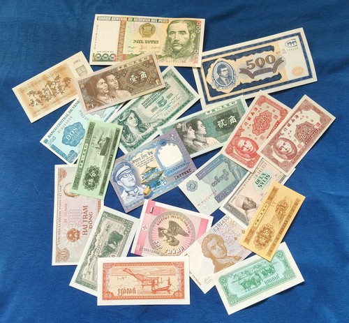 Banconote mondiali 20 tutte - banconote,