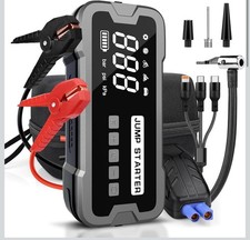 Avviatore a Salto con Compressore Aria 150 PSI,4000A Booster Batteria Auto Portatile 12V