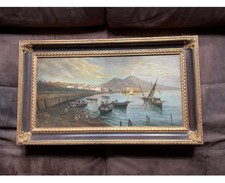 Ettore Ferrante Olio Su Tela 