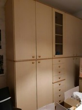 ARMADIO 8 ante + cassettiera 8 cassetti e vetrina libreria 100 euro