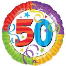 PALLONE MYLAR 50° COMPLEANNO