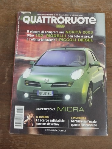 2003 quattroruote gennaio - quattroruote,