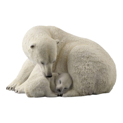 Statua decorativa orso polare
