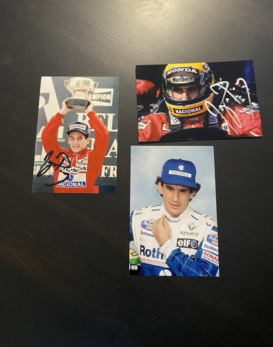 Ayrton senna signed - senna,