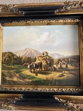 Quadro dipinto olio su tavola