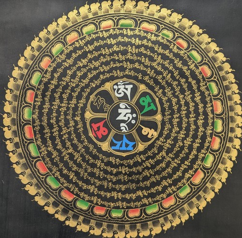Tibet thangka pittura - tibet.,