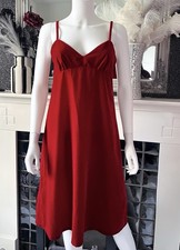 Abito Cami Velluto Rosso Zara