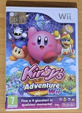 Kirby Adventure WII Ita GIOCO COMPLETO Italiano Nitendo Wii con MANUALE PAL