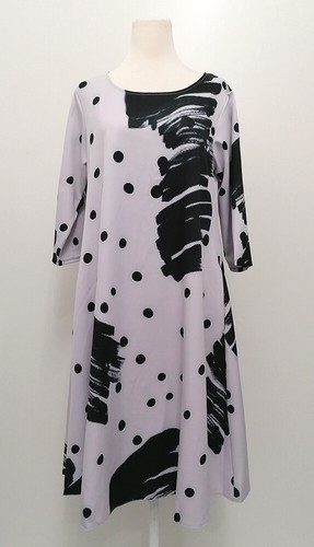 Abito donna manica viola - abito,