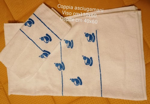 Set completo asciugamani bagno