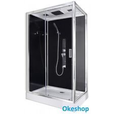 BOX DOCCIA IDROMASSAGGIO MULTIFUNZIONE GENIX R -RETTANGOLARE 80X120X210