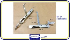 KIT 2 PZ COPPIA CERNIERA PORTA FORNO CUCINA LA GERMANIA BERTAZZONI CANDY 405098