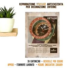 Tissot carrousel cartonato pubblicitario orologi repro recente 2000 no seiko