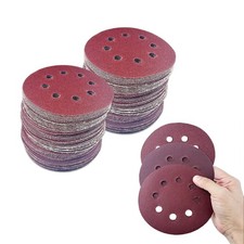 80 Dischi Abrasivi 125 Mm Per Orbitale Grana 40/60/80/100/120/180/240/320