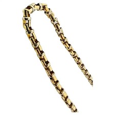 Catena in Oro Giallo e Bianco