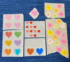 Lotto Mini Adesivi Cuore