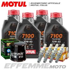 Tagliando YAMAHA YZF R6 600 1999-2005 (MOTUL 7100 10W40 + Filtro olio + candele)