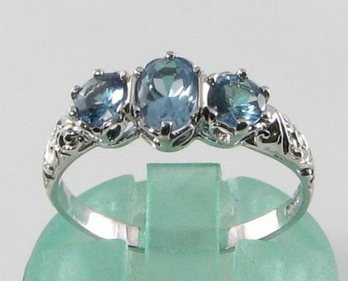 9ct oro bianco - 9k, trilogia