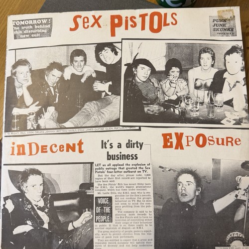 Sex pistols indecent exposure - sex,