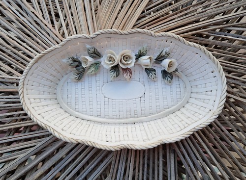 Cestino capodimonte con fiori - capodimonte,