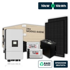 Kit fotovoltaico trifase 10kw - kit,
