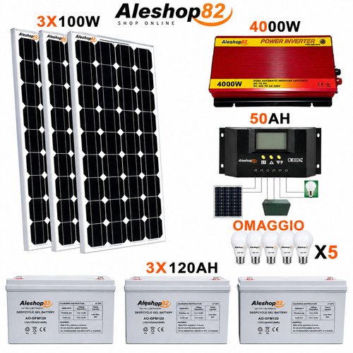Kit fotovoltaico 3kw - kit,