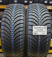 2x GOMME PNEUMATICI 4 STAGIONI FALKEN 165/70 R13 79T EUROALL SEASON Gomme Usate 