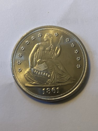1861 mezzo dollaro - , confederato
