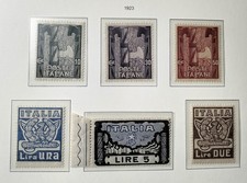 Regno d'Italia. 1923. Serie