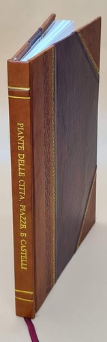Piante delle città piazze e - piante, piazze,