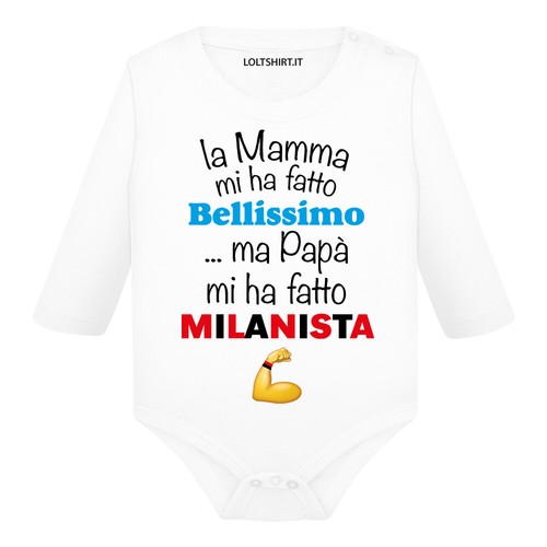 Body neonato milan - neonato,