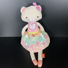B Toys Softies Rosa Cali Gatto Punta Ballerina Ballerina Peluche Cuore 15"