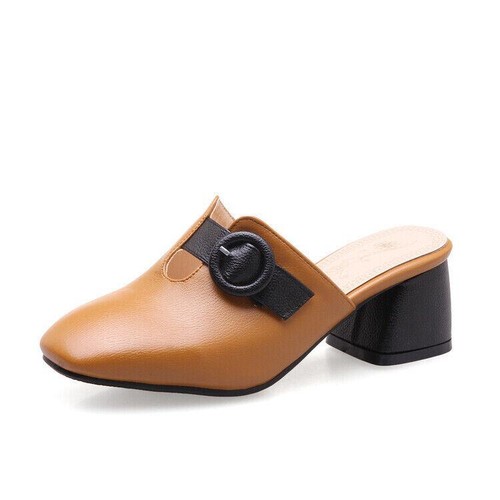 Sandali donna fibbia mules