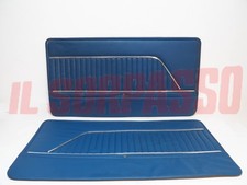 PANNELLI PORTA DESTRO SINISTRO AUTOBIANCHI A112 ELEGANT ABARTH AZZURRI DIFETTATI