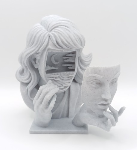 Busto surrealista donna - busto,