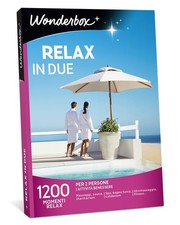 Wonderbox Cofanetto Regalo Relax in Due 1200 Momenti Relax Perfetto per Regali