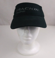 Visiera regolabile unisex Trackir By Natural Point nera ricamata