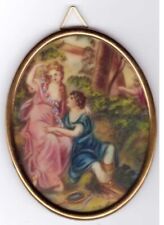 Miniatura ovale cm.6x8 su avoriolina da A. Kauffman "Rinaldo e Armida", 1780