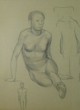 Disegno antico figura - disegno,