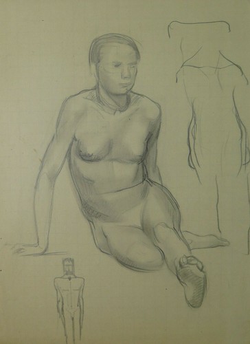Disegno antico figura - disegno,