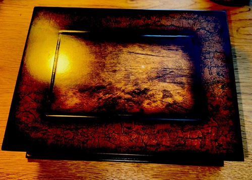 Scatola legno fondo e - in,