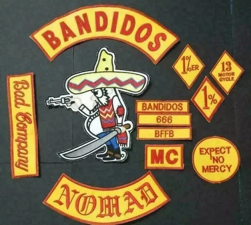 Set toppe pezzi - pezzi, bandidos