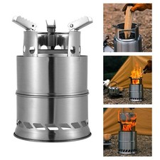 Fornello a legna portatile fornello da esterno escursionismo facile da pulire