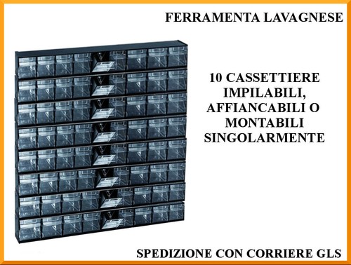 Set cassettiere multibin 9 - 10,