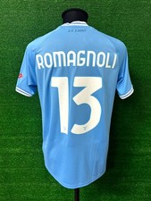 Maglia Lazio ROMAGNOLI Match Day Issue Worn Shirt No Indossata Jersey Trikot