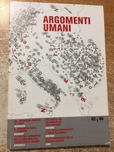 Argomenti umani 2009 il - 02,
