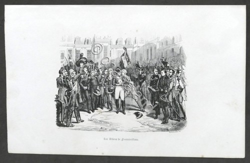 Stampa epoca napoleone - d'epoca,
