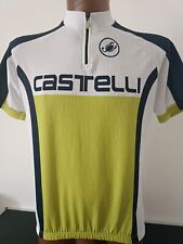 maglia ciclismo originale vintage D'EPOCA  team castelli tg L